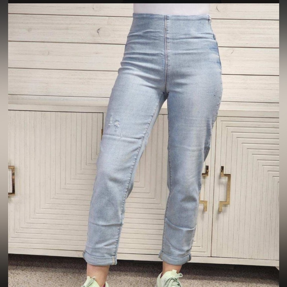 New With Tags 1X Risen Jeans And XL White Birch Top - Picture 2 of 8